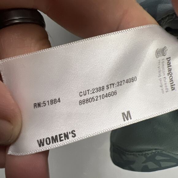 PATAGONIA Women's Size Medium M Twist Front Bandha Sleeveless Top Outdoor Green - Picture 6 of 10